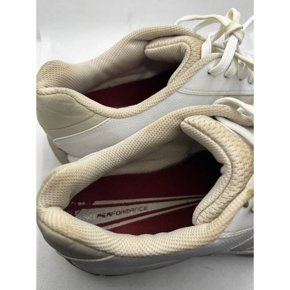 Nike Golf Sneakers Womens 8 39 Sport Performance White Leather Spikes 309888161